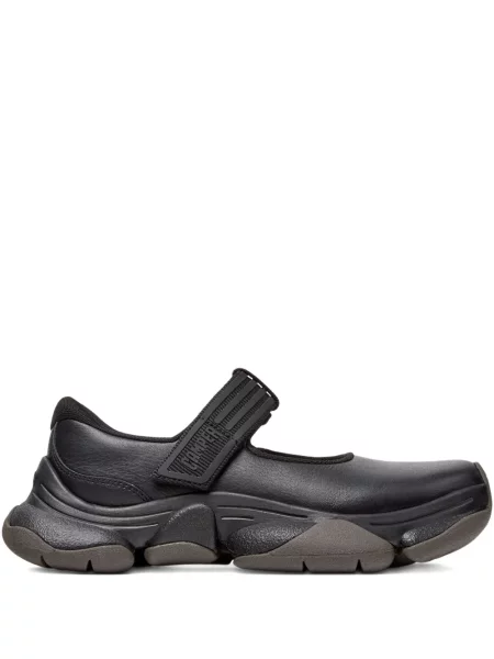 Sneakerși Camper din piele slip-on negru