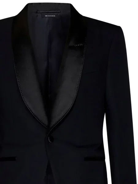 Costum Tom Ford de lână de costum negru