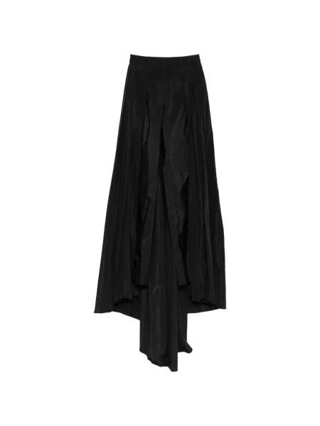 Pantaloni Naeem Khan de mătase negru