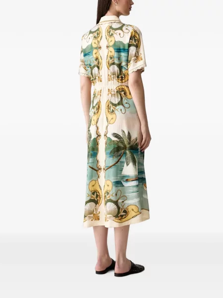 Rochie midi Farm Rio cu imagine