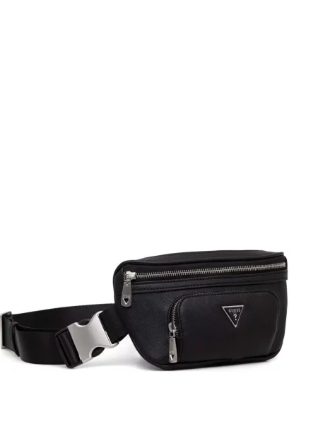 Cu centură curea Guess negru