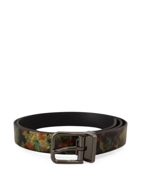 Cu centură curea Dolce & Gabbana din piele negru