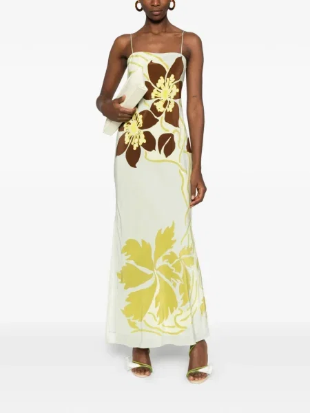 Rochie maxi Sir de costum verde