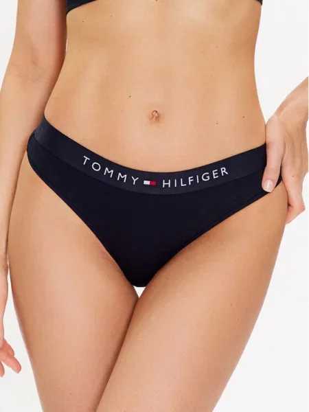 Tommy Hilfiger Chilot tanga Bleumarin