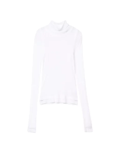 Lung top Helmut Lang alb