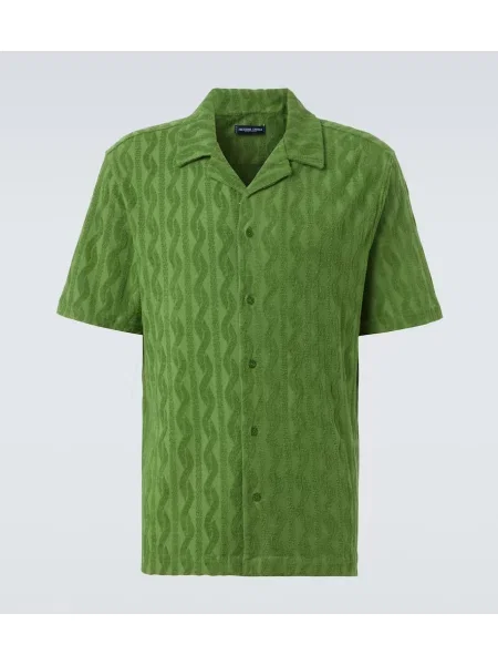 Žakárová košile Frescobol Carioca zelená