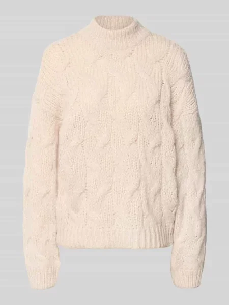 Sweter o kroju regular fit z okrągłym dekoltem model MAYBE' Vero Moda