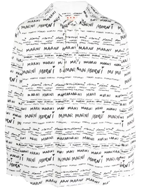 Košile Marni s kapucí bílá