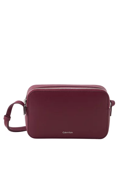 Calvin Klein Crossbody kabelka dámska z imitácie kože červená