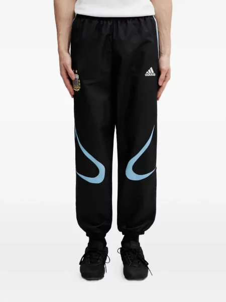 Košulja Adidas s platformom s printom s kapuljačom žuta