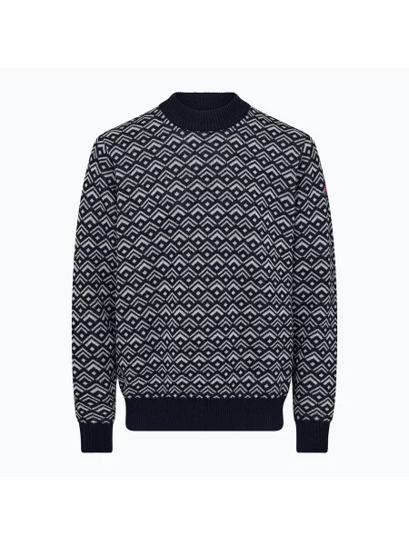 Pulover pentru bărbați Dovre Knitted Pullover navy marină