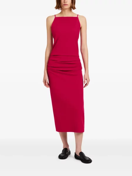 Rochie midi Proenza Schouler până la genunchi de costum roșu
