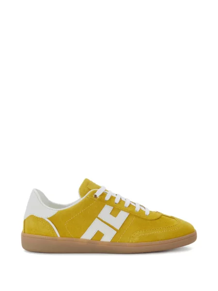 Sneakerși Elisabetta Franchi din piele galben