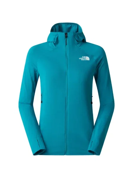Geacă The North Face cu imagine albastru