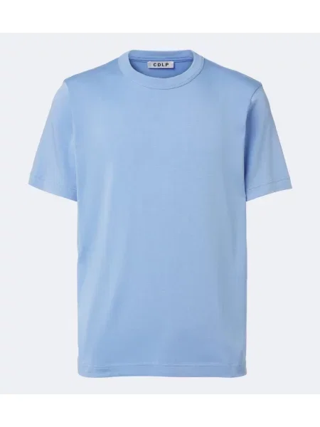 Tricou Cdlp din jerseu albastru