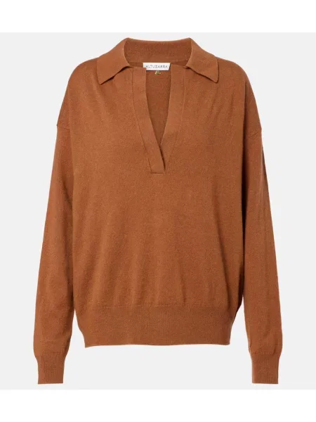 Sweter Altuzarra z kaszmiru brązowy