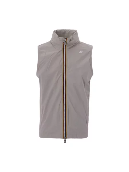 Kamizelka K-way z dżerseju beżowa