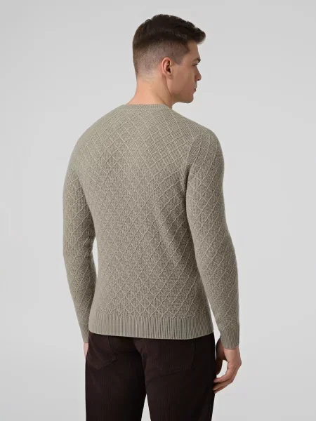 Вовняний Джемпер Emporio Armani бежевий