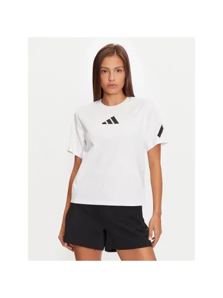 Adidas Футболка Z.N.E. Regular Fit білий