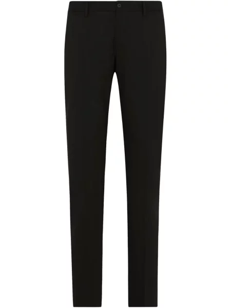 Pantaloni Dolce & Gabbana de lână negru