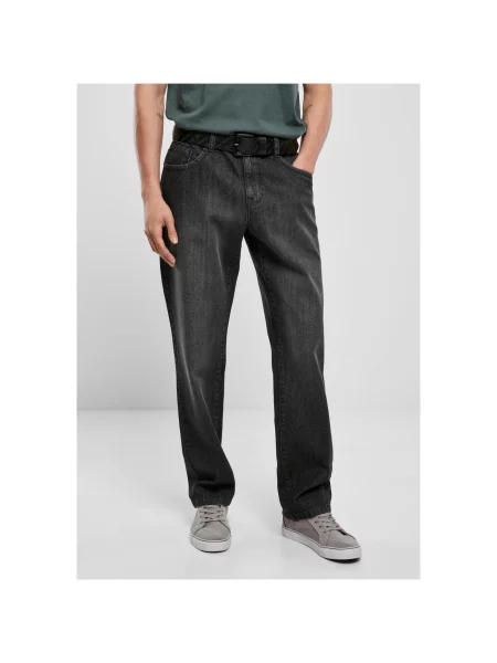 Blugi cu picior larg Urban Classics negru