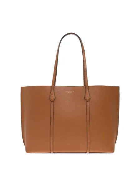 Tory Burch torebka skórzana Perry brązowy