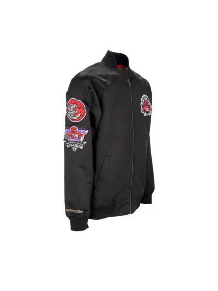 Lekki kurtka bomber Mitchell & Ness czarny