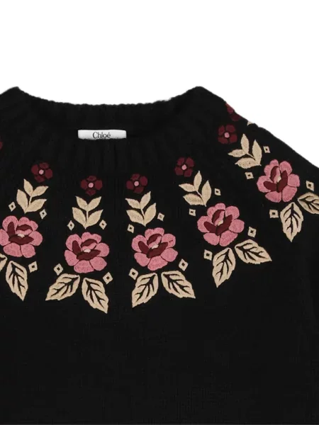 Sweter dziecięcy Chloe czarny