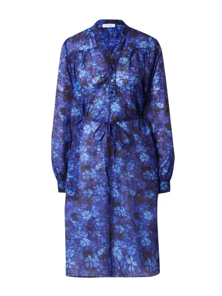 Love & Divine Dolga srajca svetlo modra / svetlo lila črna