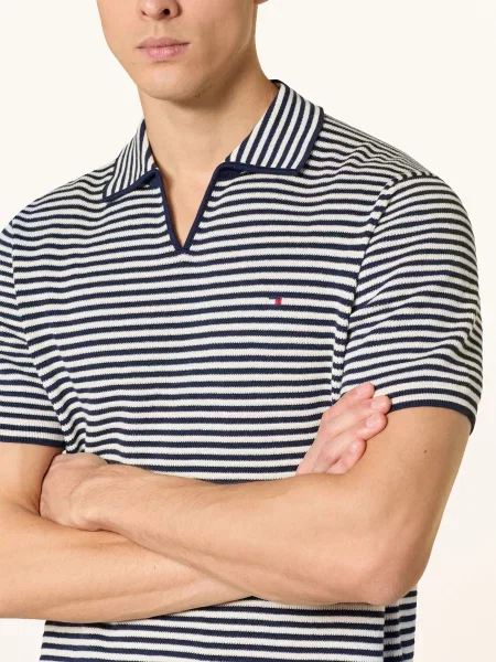 Tommy Hilfiger Sweter Polo blau biała