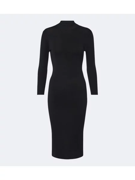 Rochie midi Gucci de lână negru