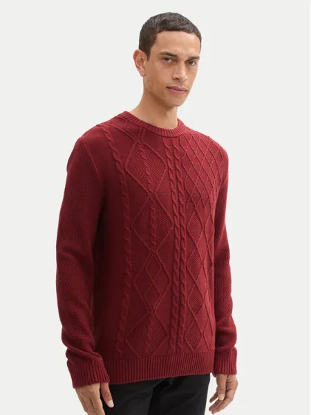 Tom Tailor Pulover roșu