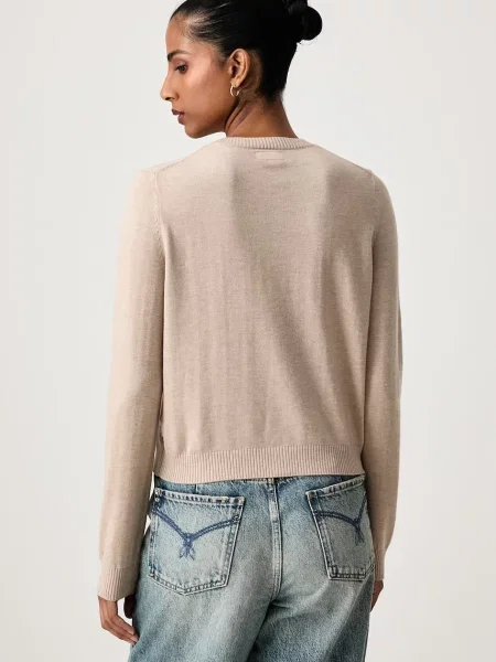 Sweter Guess Jeans beżowy