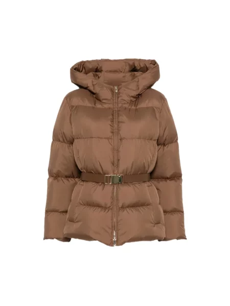 Kurtka puchowa Max Mara Studio brązowa