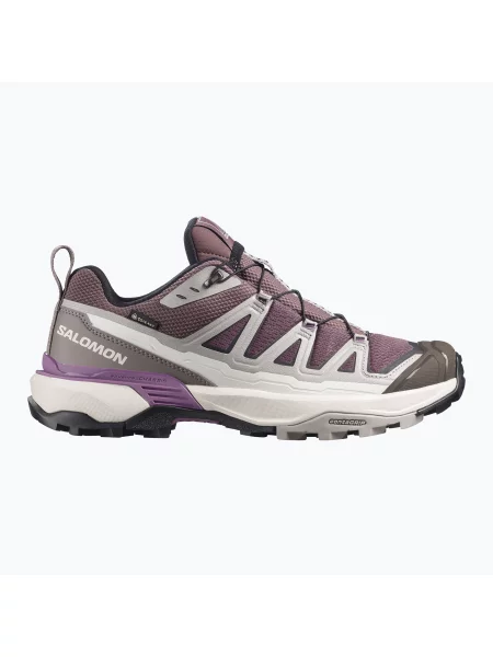 Salomon Turistické Boty X Ultra Edge Gtx tmavě fialová / šedá / bílá růžové