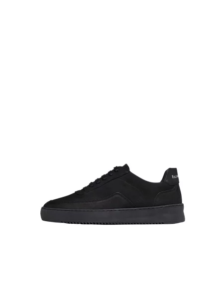 Filling Pieces sneakersy skórzane Mondo Ripple Nubuck czarny