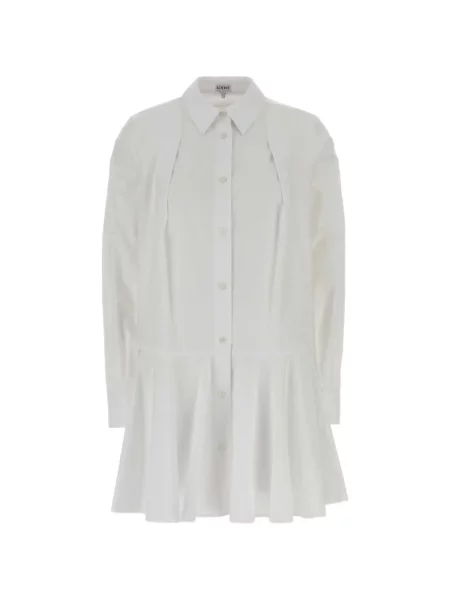 Rochie tip cămașă Loewe alb