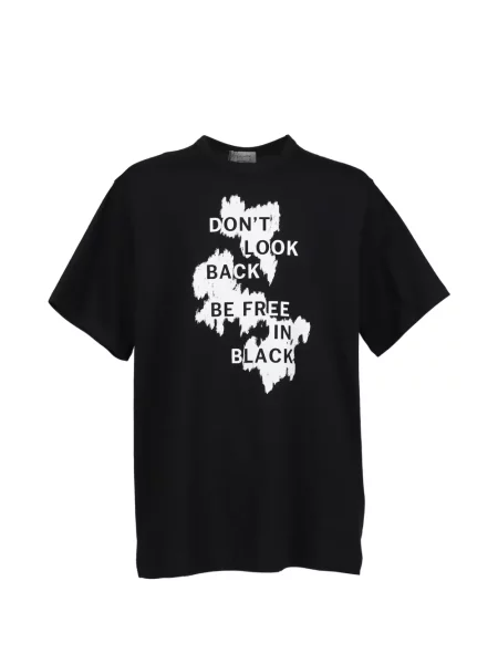 Grafic tricou Yohji Yamamoto cu imagine negru