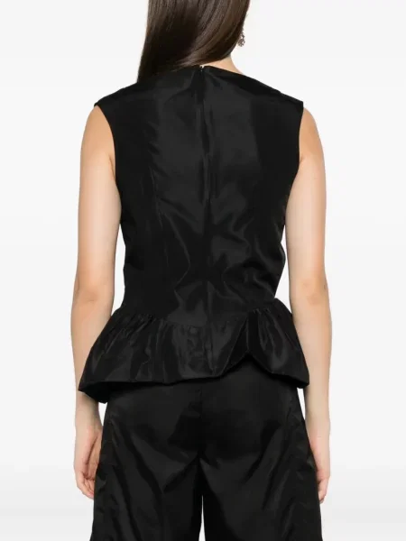 Cu peplum top Simone Rocha negru