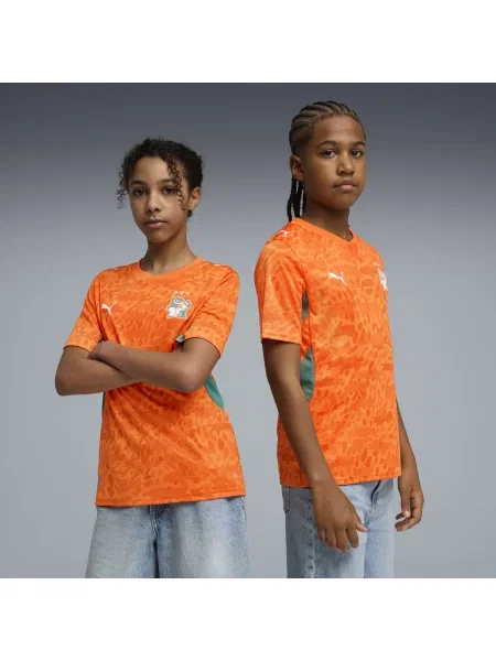 PUMA Młodzieżowa koszulka domowa Wybrzeże Kości Słoniowej Akcesoria pomarańczowy