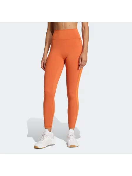 Legginsy Optime Workout pomarańczowe