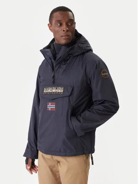 Napapijri Kurtka anorak Rainforest Next granatowy