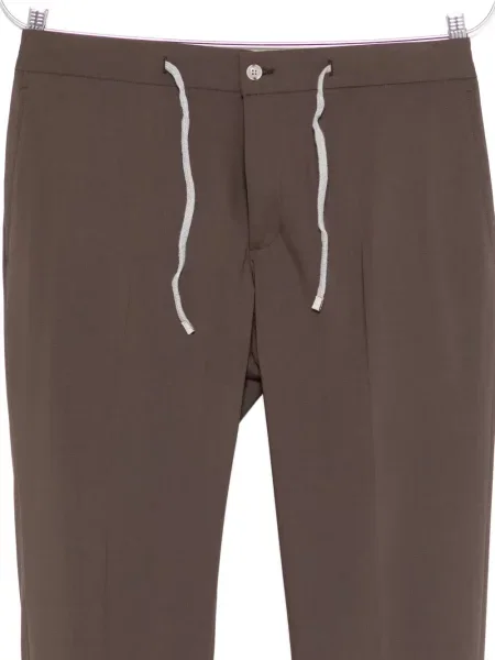Pantaloni Barba cu cordon maro