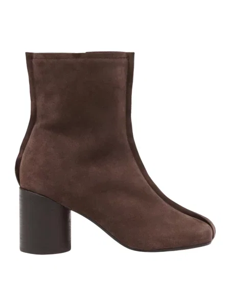 Botki Mm6 Maison Margiela skórzane brązowe