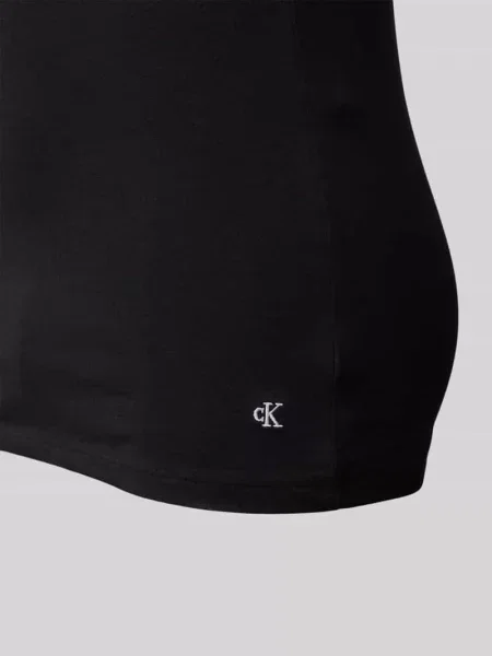 Piżama Calvin Klein Underwear ze stretchu czarna