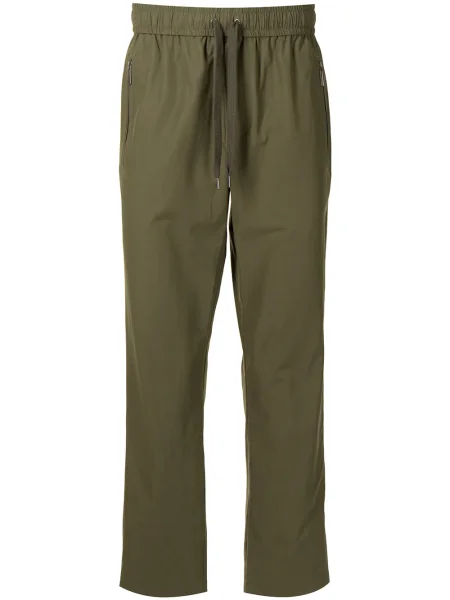Pantaloni Ports V cu dungi verde