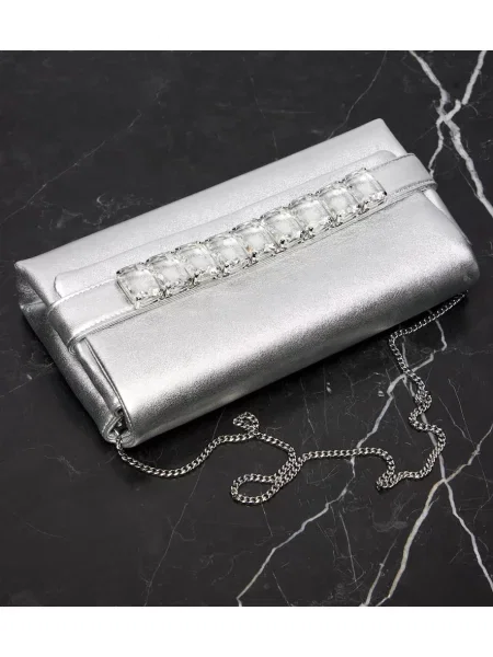 Geantă plic Jimmy Choo din piele