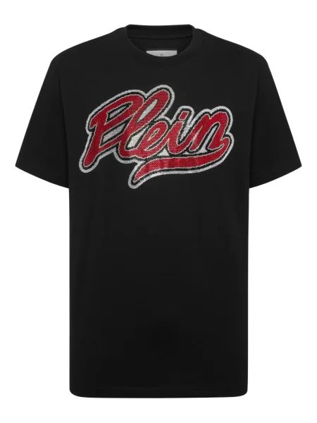 Tricou Philipp Plein de cristal negru