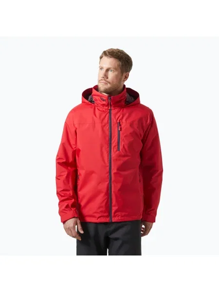 Jachetă de navigație pentru bărbați Helly Hansen Crew Hooded Midlayer 2 red roșu