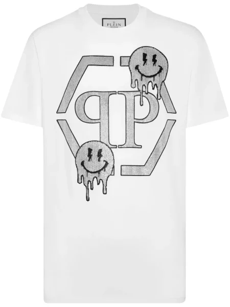Tricou Philipp Plein alb